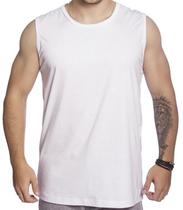 Regata Masculina Cavada Lisa Tradicional Basica Algodão Academia Regata Masculina Cavada Lisa Tradicional Basica Algodão Academia