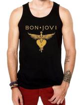 Regata Masculina Customizada Bon Jovi Banda Rock - Sunflower Confecções