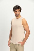 Regata masculina em ribana Essendi -OFF WHITE