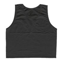 Regata masculina em tecido flame, lisa, cor grafite, com bolso, marca basic + tamanho gg Regata masculina em tecido flame, lisa, cor grafite, com bolso, marca basic + tamanho gg