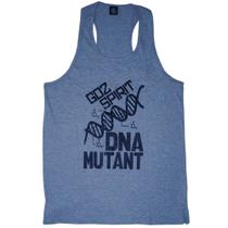 Regata masculina Goz Spirit model DNA Mutant Cinza mescla Regata masculina Goz Spirit model DNA Mutant Cinza mescla