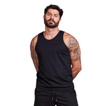 Regata Masculina Lisa Adulto Algodão