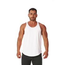Regata Masculina Machão Cavada Academia Fitness Esporte Corrida Leve Macia Suave Confortável Estilosa
