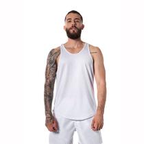 Regata Masculina Machão Tradicional Branca