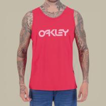 Regata Masculina Oakley Mark II Tank Original Logo Cor:Hibiscus RedTamanho:G
