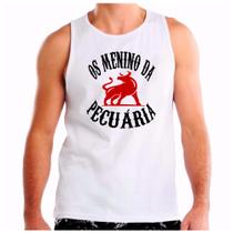 Regata masculina os menino da pecuária camiseta boi agro roça Regata masculina os menino da pecuária camiseta boi agro roça