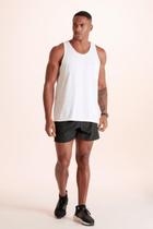 Regata masculina running branco lupo sport tamanho:g