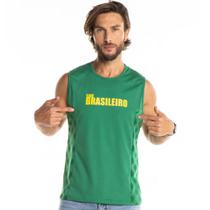 Regata Masculina Sou Brasileiro Verde