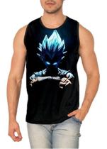 Regata Masculina Vegeta Super Sayajin Blue 759 - smoke