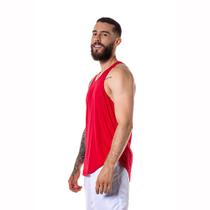 Regata Masculina Vermelha Tradicional Treino