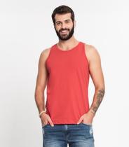 Regata Meia Malha Básica Masculina Kohmar Laranja Regata Meia Malha Básica Masculina Kohmar Laranja