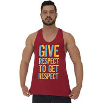 Regata Menos Cavada Masculina MXD Conceito Give Respect To Get Respect