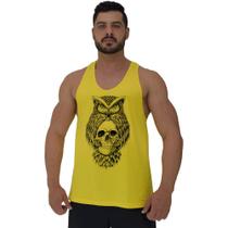 Regata Menos Cavada Masculina MXD Conceito Owl and Skull