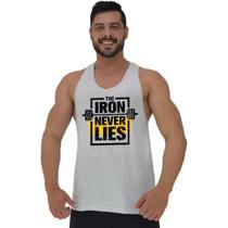 Regata Menos Cavada Masculina MXD Conceito The Iron Never Lies