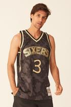 Regata Mitchell & Ness Swingman Jersey Philadelphia 76ERS Allen Iverson 1996-1997 Preta