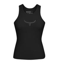 Regata Moiadeiros Preto Dallas Strass Cor:PretoTamanho:G Regata Moiadeiros Preto Dallas Strass Cor:PretoTamanho:G