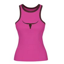 Regata Moiadeiros Rosa Logo MArrom Cor:RosaTamanho:G Regata Moiadeiros Rosa Logo MArrom Cor:RosaTamanho:G