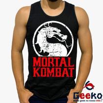 Regata Mortal Kombat 100% Algodão Geeko