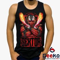 Regata Mortal Kombat 100% Algodão Sektor Geeko