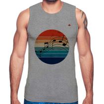 Regata Música Vintage Sunset - Foca na Moda