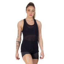 Regata Nadador Feminina Essential Branca Preta Regata Nadador Feminina Essential Branca Preta