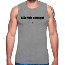 Regata Não fale comigo! - Foca na Moda Regata Não fale comigo! - Foca na Moda