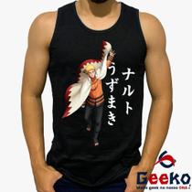 Regata Naruto Uzumaki 100% Algodão Hokage Anime Geeko