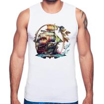 Regata Navio e Flores - Foca na Moda Regata Navio e Flores - Foca na Moda