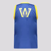 Regata NBA Golden State Warriors Blooming Infantil Azul