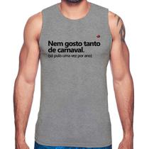 Regata Nem gosto tanto de carnaval - Foca na Moda Regata Nem gosto tanto de carnaval - Foca na Moda