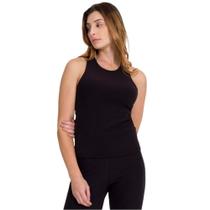 Regata New Balance Canelada Small Logo - feminino - preto