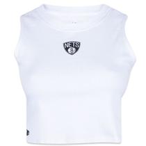 Regata New Era Cropped Feminina NBA Brooklyn Nets Logo