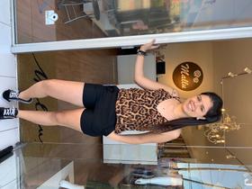 Regata no tamanho P animal print Regata no tamanho P animal print