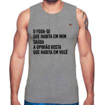 Regata O foda-se que habita em mim - Foca na Moda