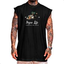 Regata Over Machao Pogue Life Verão 100% Algodão Premium