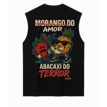 REGATA OVERSIZED ABACAXI DO TERROR - 100% Algodão Premium 180g REGATA OVERSIZED ABACAXI DO TERROR - 100% Algodão Premium 180g