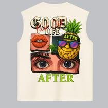 Regata Oversized After - Estilo Streetwear em Algodão 100% Regata Oversized After - Estilo Streetwear em Algodão 100%