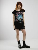 Regata oversized feminina freedom spirit preto - jayjam rock wear