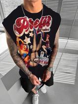 Regata Oversized Larga Streetwear Gringa Moderna Style Rap Regata Oversized Larga Streetwear Gringa Moderna Style Rap