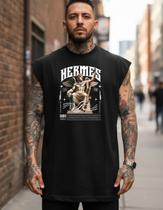 Regata Oversized Machao Hermes Algodão 30.1 Premium Verão Regata Oversized Machao Hermes Algodão 30.1 Premium Verão