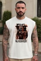 Regata Oversized Machao Three Gladiator Algodão Leve Verão