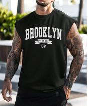 Regata Oversized Masculina Academia Trust treino 100% Algodão