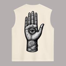Regata Oversized Palm Eye - Estilo Streetwear em Algodão 100% Regata Oversized Palm Eye - Estilo Streetwear em Algodão 100%