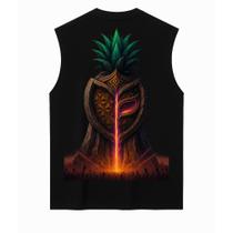 Regata Oversized Preta Core - 100% Algodão Premium 180g Regata Oversized Preta Core - 100% Algodão Premium 180g