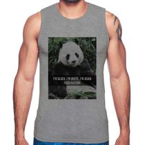 Regata Panda Fuck Racism! - Foca na Moda Regata Panda Fuck Racism! - Foca na Moda