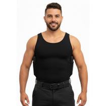 Regata Para CAC Porta 2 Carregadores Masculina Preta Regata Para CAC Porta 2 Carregadores Masculina Preta