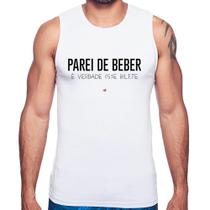 Regata Parei de beber, é verdade esse bilete - Foca na Moda