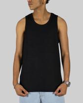 Regata Plano C Ribbed Basic - Preto Regata Plano C Ribbed Basic - Preto