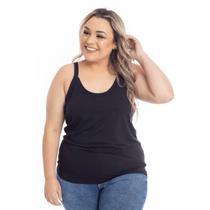 Regata Plus Size Camisa Blusa Alcinha Atacado Feminina Verão