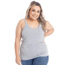 Regata Plus Size Camisa Blusa Alcinha Atacado Feminina Verão